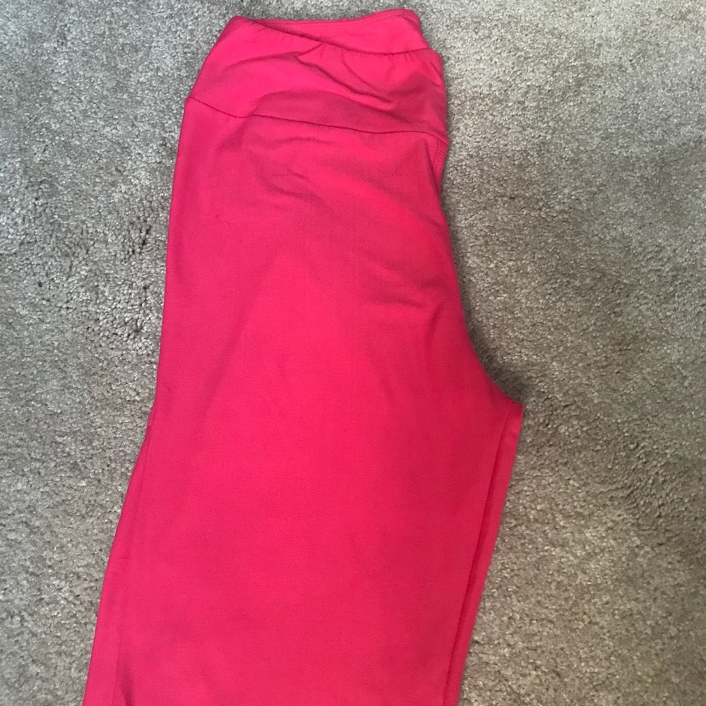 Luluroe OS leggings coral